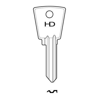 SO1R Caravan HD Brass Key Blank