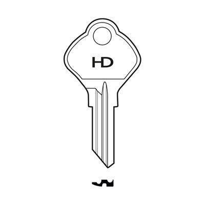 18E Industrial, Caravan, Boat, Plane HD Brass Key Blank