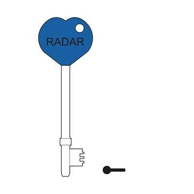 GL130 Pre-Cut Blue Phlexicare Disabled Toilet Key