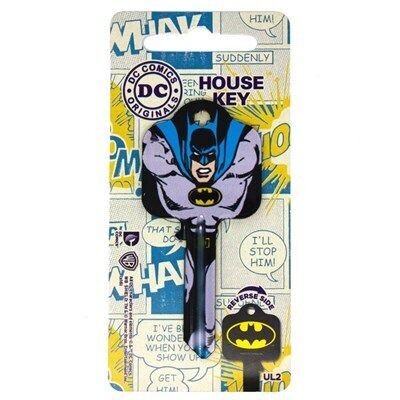 DC Comics Batman Licensed UL2 Cylinder Key Blank