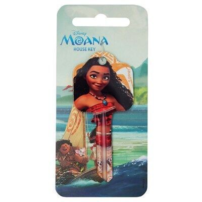 Disney Princess Moana Licensed UL2 Cylinder Key Blank