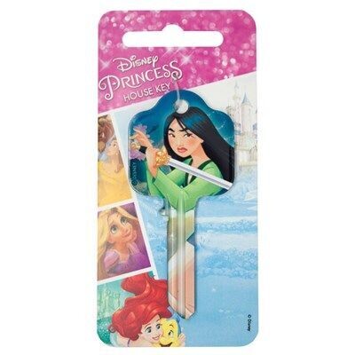 Disney Princess Mulan Licensed UL2 Cylinder Key Blank