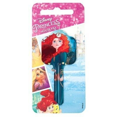 Disney Princess Merida Licensed UL2 Cylinder Key Blank