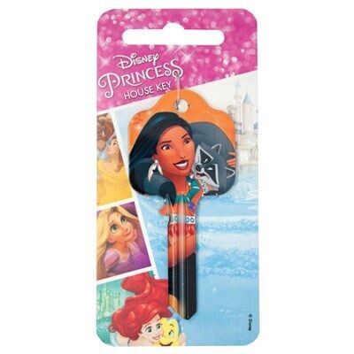 Disney Princess Pocahontus Licensed UL2 Cylinder Key Blank
