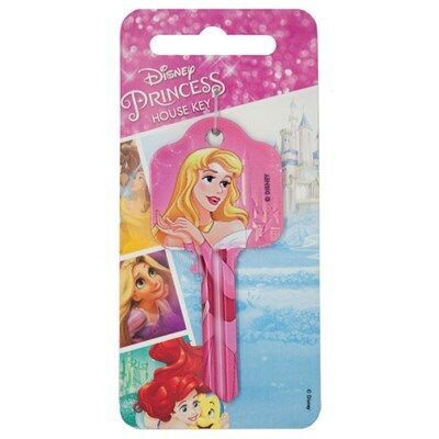 Disney Princess Aurora Licensed UL2 Cylinder Key Blank