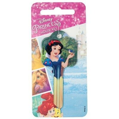 Disney Princess Snow White Licensed UL2 Cylinder Key Blank