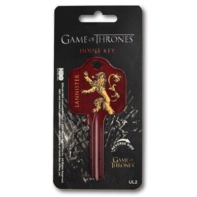 Game of Thrones Lannister Licensed UL2 Cylinder Key Blank