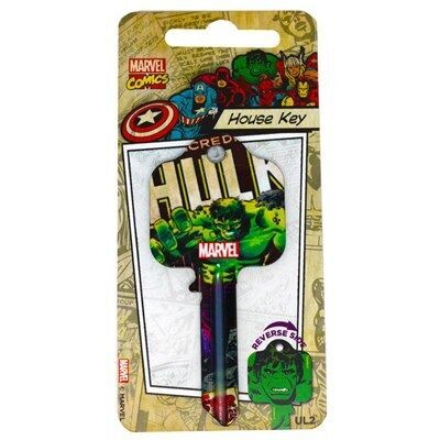 Marvel The Hulk Licensed UL2 Cylinder Key Blank