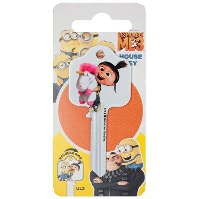Despicable Me 3 Minions Agnes Licensed UL2 Cylinder Key Blank