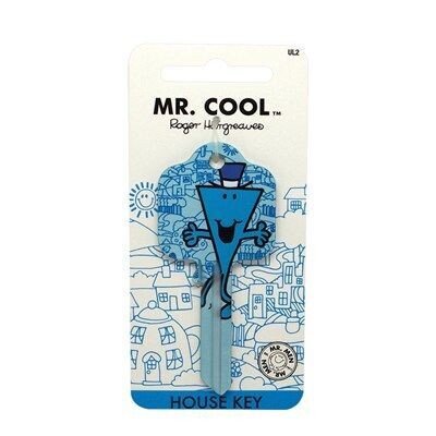 Mr Men Mr Cool Licensed UL2 Cylinder Key Blank
