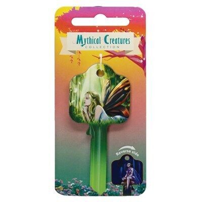Mythical Creatures Sunshine Toadstool Fairies Licensed UL2 Cylinder Key Blank