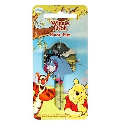 Disney Winnie The Pooh Eeyore Licensed UL2 Cylinder Key Blank