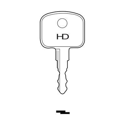 B6 Industrial HD Pre-Cut Key