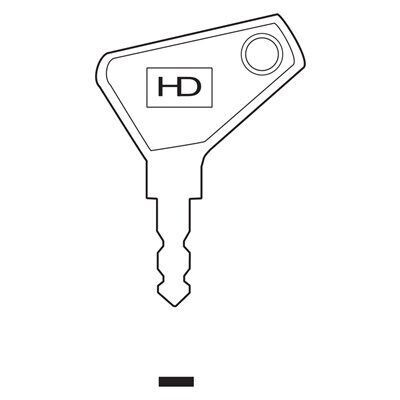 DV1 Industrial HD Pre-Cut Key