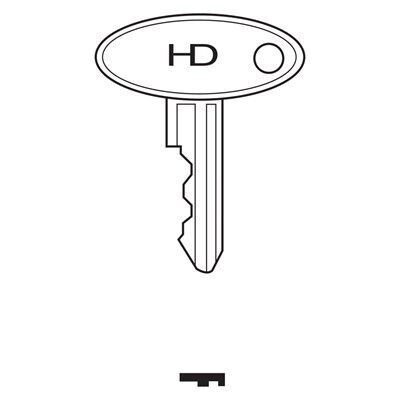 1570 Industrial HD Pre-Cut Key