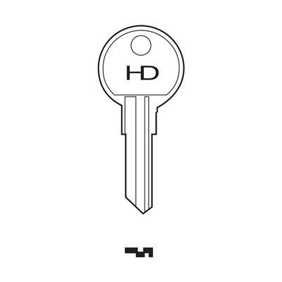 1557 Industrial HD Key Blank