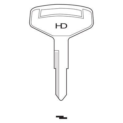 DH3R Industrial HD Key Blank