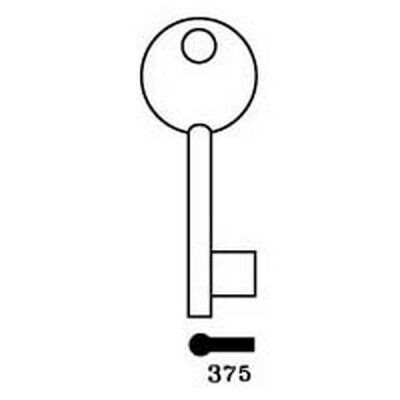 B375 Window Key Blank