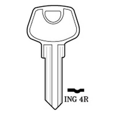 ING 4R Window Key Blank