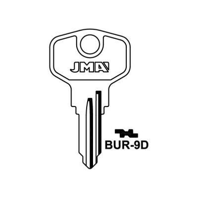 BUR-9D Window Key Blank