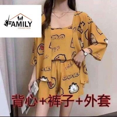 cartoon printed 2 piece