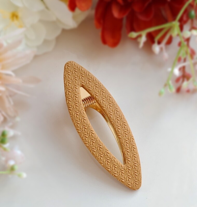 Hair Barrette - Mustard