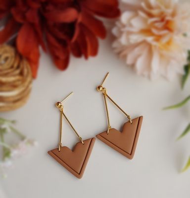 Boho V Dangles - Cognac