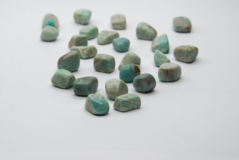 AMAZONITE TUMBLES SET