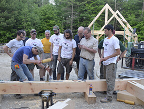 Combined Intro &amp; Advanced Timber Framing 2024
