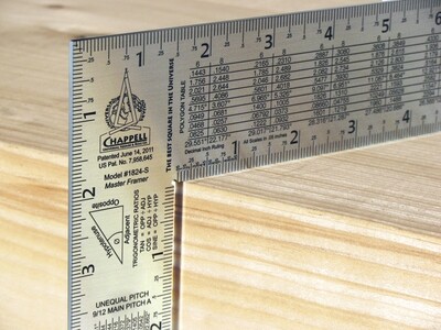 Chappell Universal 1824 Master Framer Framing Square