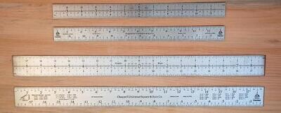 12" Stainless Steel Center Rule