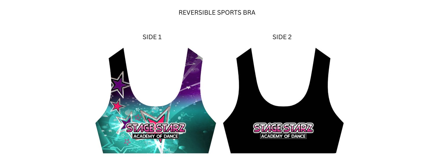 REVERSIBLE SPORTS BRA