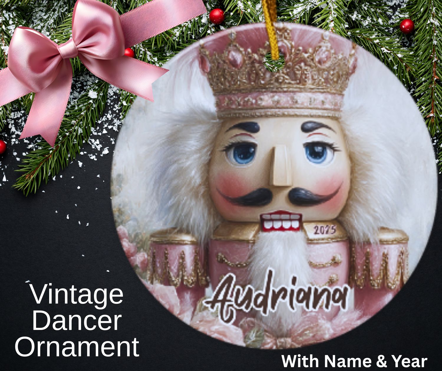 VINTAGE DANCER ORNAMENT