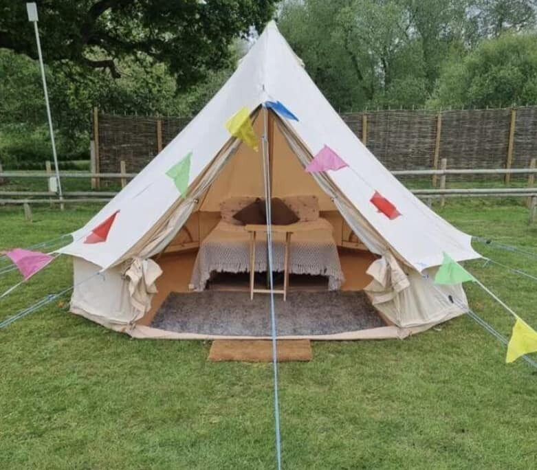 4 Metre Dome Tent & Bedding for two people