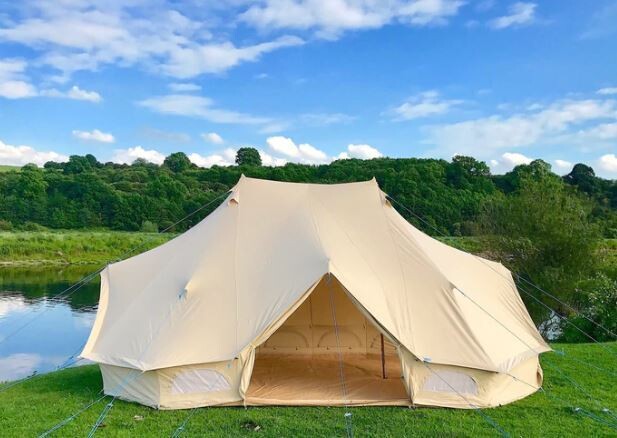 Special Offer! 6 Metre Emperor Tent, Bedding & Hotel Package for 5 people with Electric