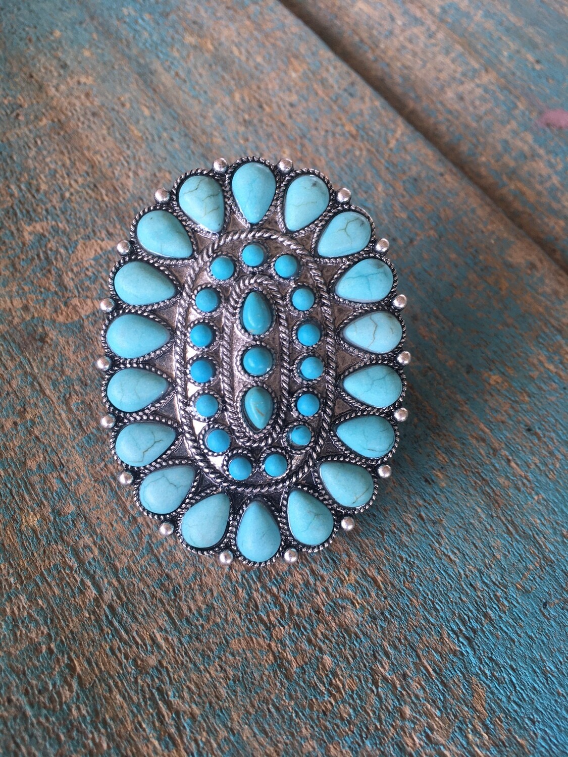 Fun in the Sun Turquoise Ring