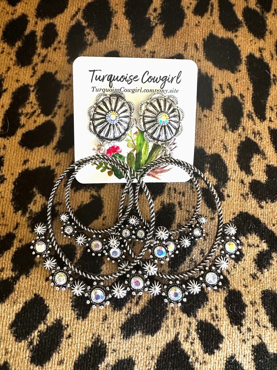Rhinestone Hoops