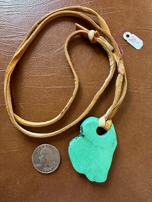 Green Slab on Deerskin #2