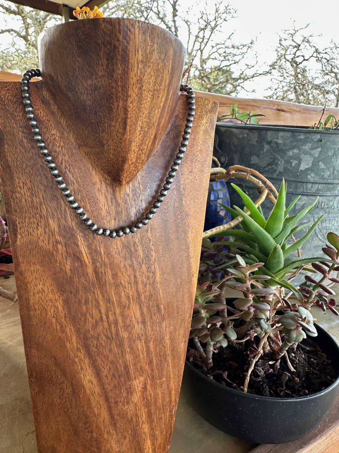 Single Strand Navajo Pearls