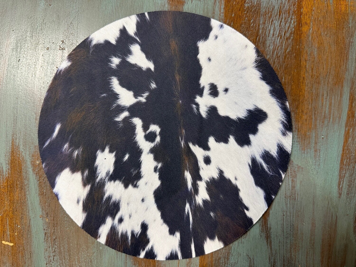 COWHIDE PRINT MOUSEPAD