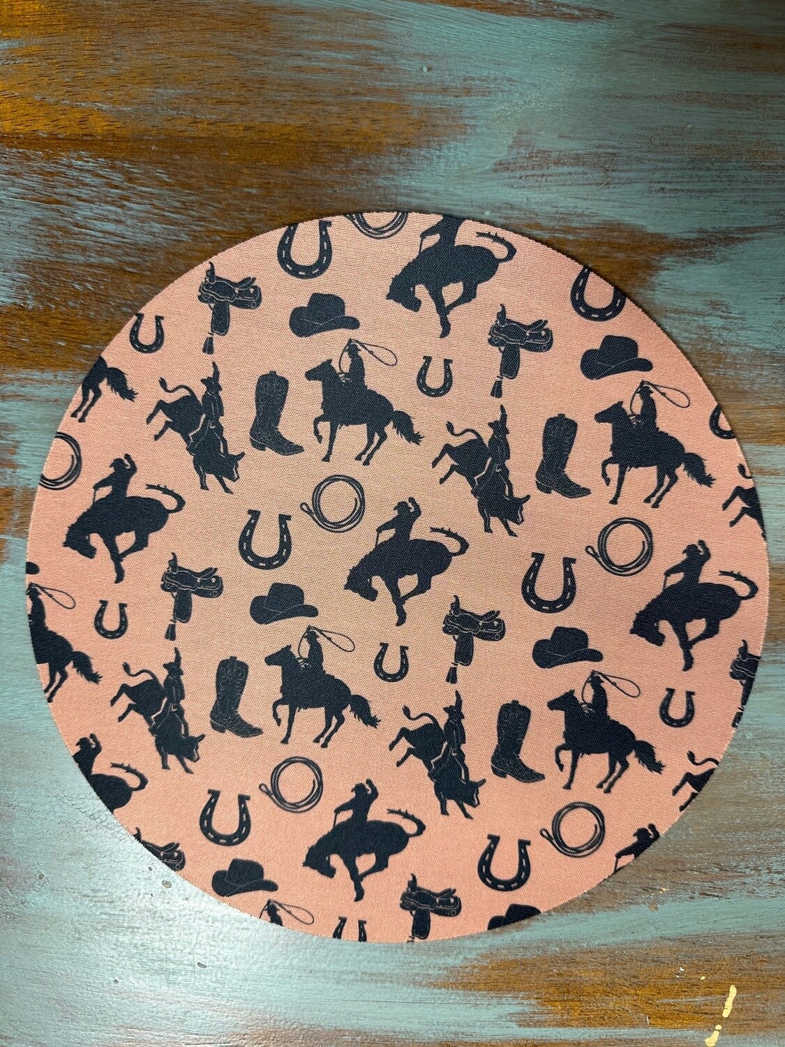 WESTERN SYMBOLS PRINT MOUSEPAD