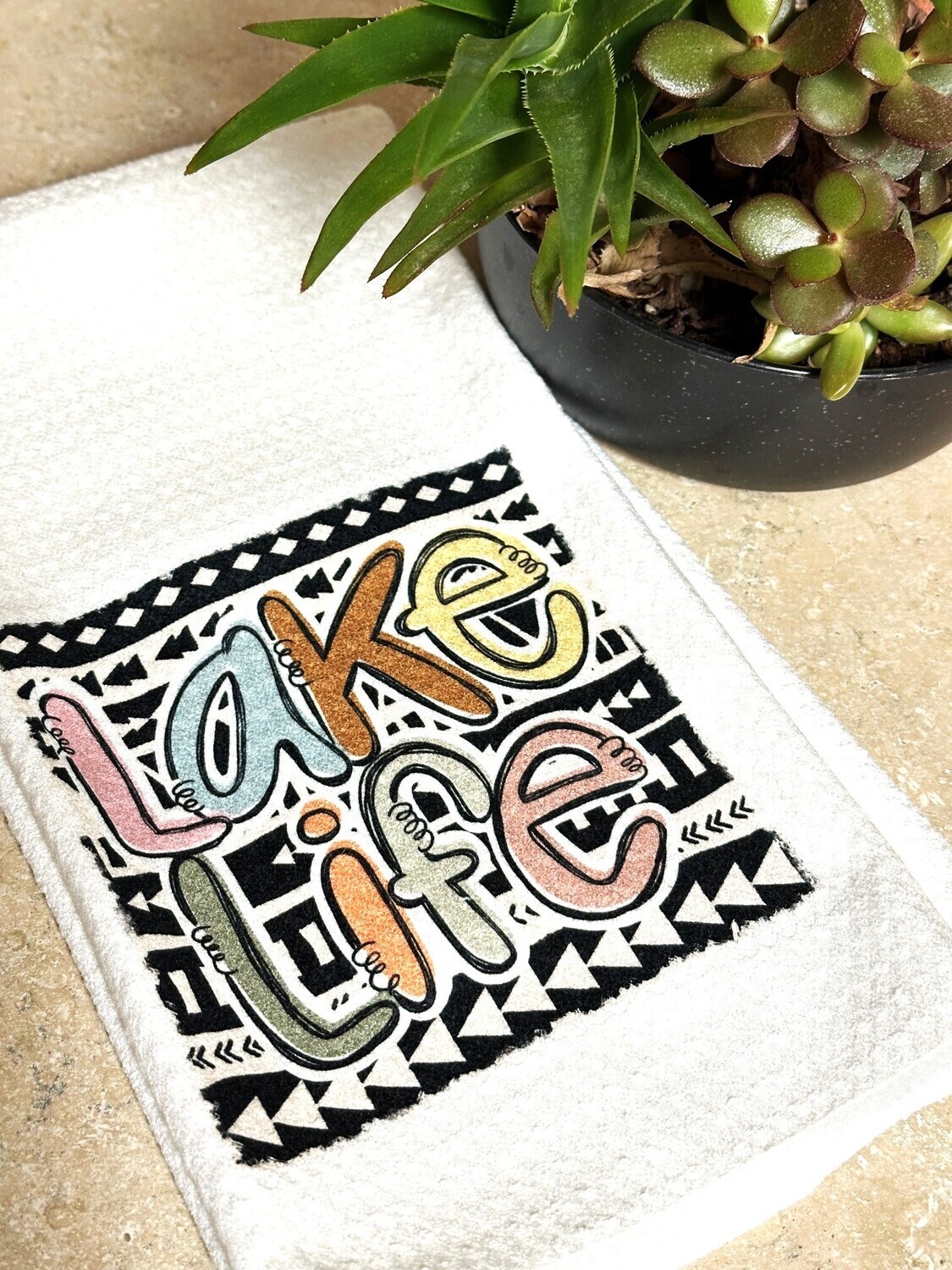 LAKE LIFE Towel