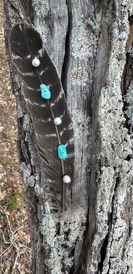 Turquoise...Pearls...Feathers