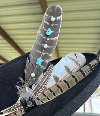Turquoise...Pearls...Feathers