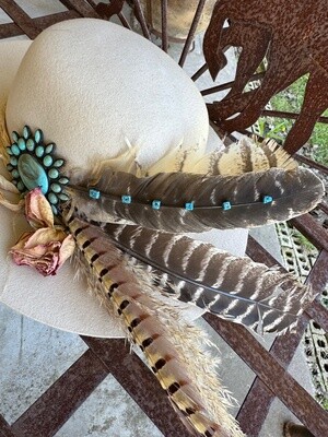 Turk-oise and Turkey Feathers