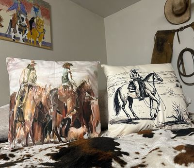 Desert Vaquero Pillow