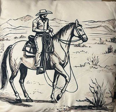Desert Vaquero Pillow