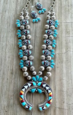 Butterfly Squash Necklace Set