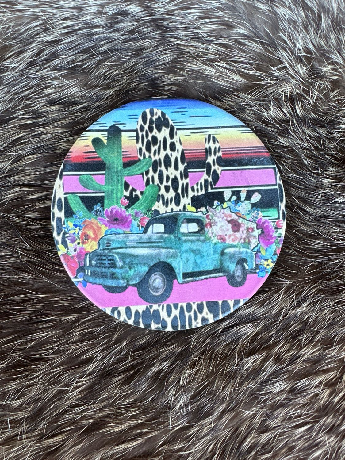 VINTAGE TRUCK CAR COASTER