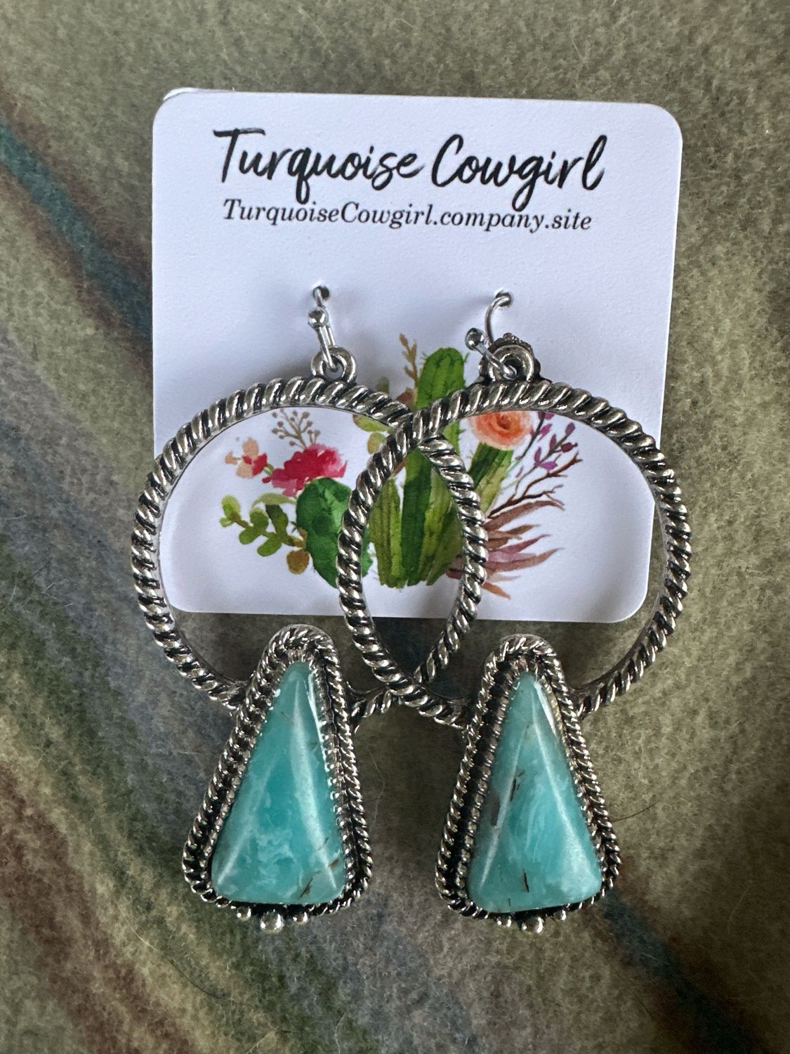 ROPER HOOPS (turquoise)
